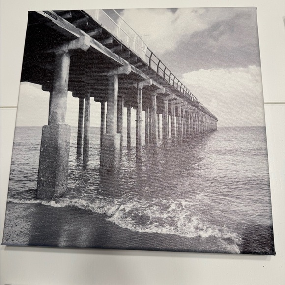 Black and White Coastal Canvas Art Set - Picture 5 of 5